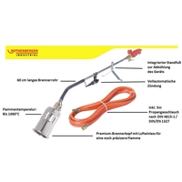 Rothenberger Industrial 030955E Anwärmbrenner 1060 °C Rothenberger Industrial 030955E Anwärmbrenner 1060 °C
