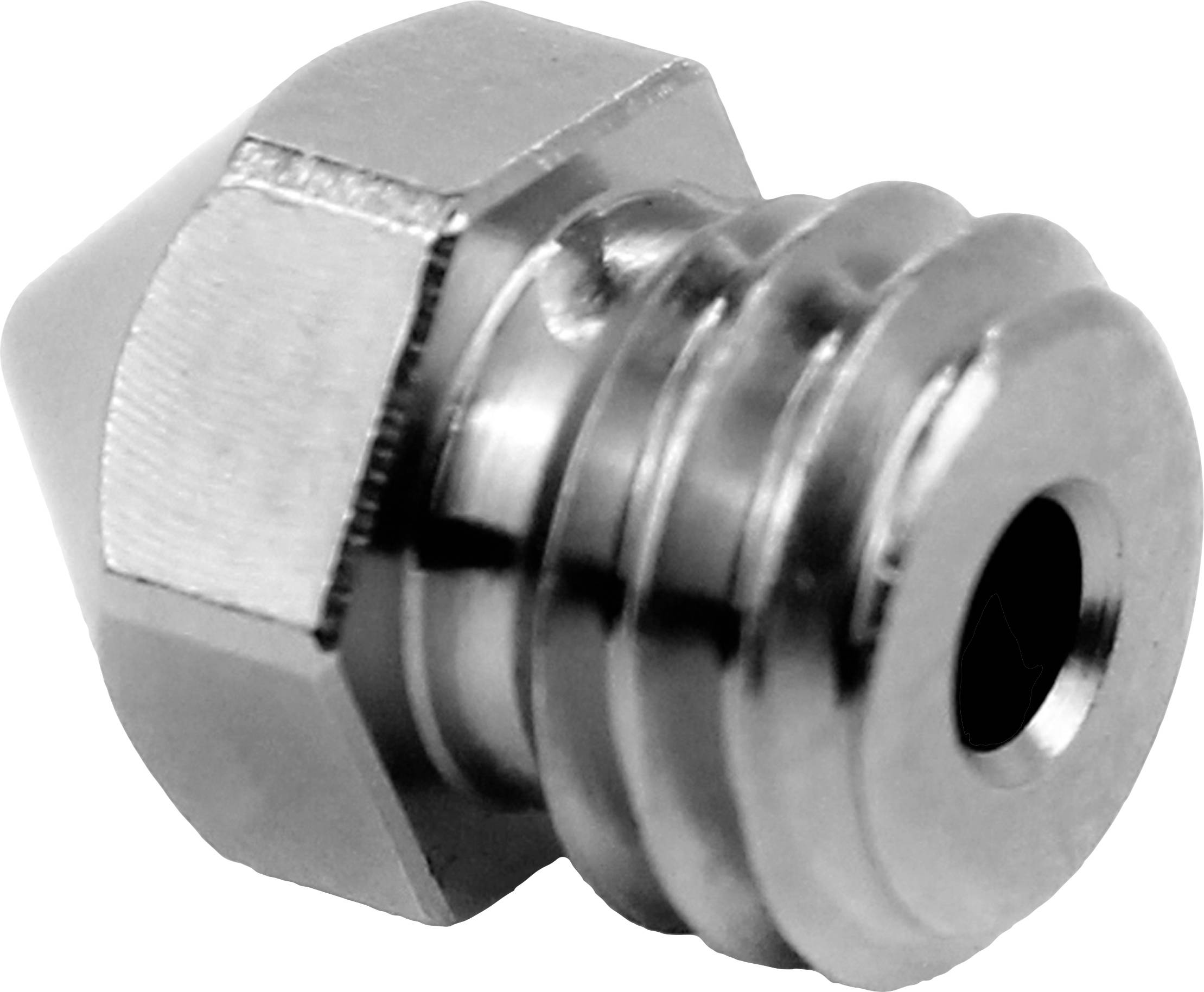 Micro-Swiss MicroSwiss Düse 0.4mm für Creality CR-X, CR-X Pro, Sovol SV02 Brass Plated Wear Resistant Nozzle 0.4mm M2800-04