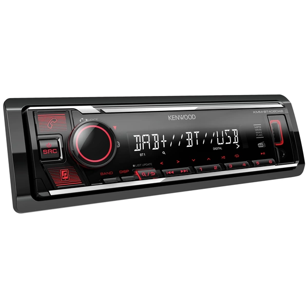 Kenwood KMMBT408DAB Autoradio Bluetooth®-Freisprecheinrichtung, Anschluss für Lenkradfernbedienung, DAB+ Tuner Kenwood KMMBT408DAB Autoradio Bluetooth®-Freisprecheinrichtung, Anschluss für Lenkradfernbedienung, DAB+ Tuner