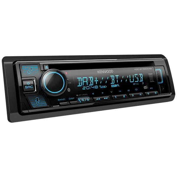 Kenwood KDC-BT560DAB Autoradio Anschluss für Lenkradfernbedienung, Bluetooth®-Freisprecheinrichtung