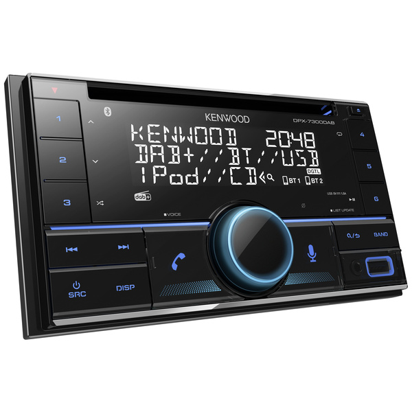 Kenwood DPX-7300DAB Doppel-DIN Autoradio Anschluss für Lenkradfernbedienung, DAB+ Tuner