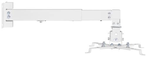 SpeaKa Professional SP-PWM-101 Beamer-Wandhalterung Drehbar Wandabstand (max.): 600mm Weiß