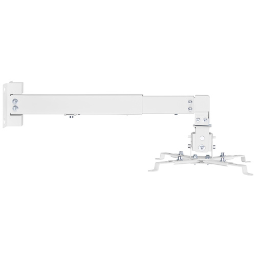 SpeaKa Professional SP-PWM-101 Beamer-Wandhalterung Drehbar Wandabstand (max.): 600 mm Weiß