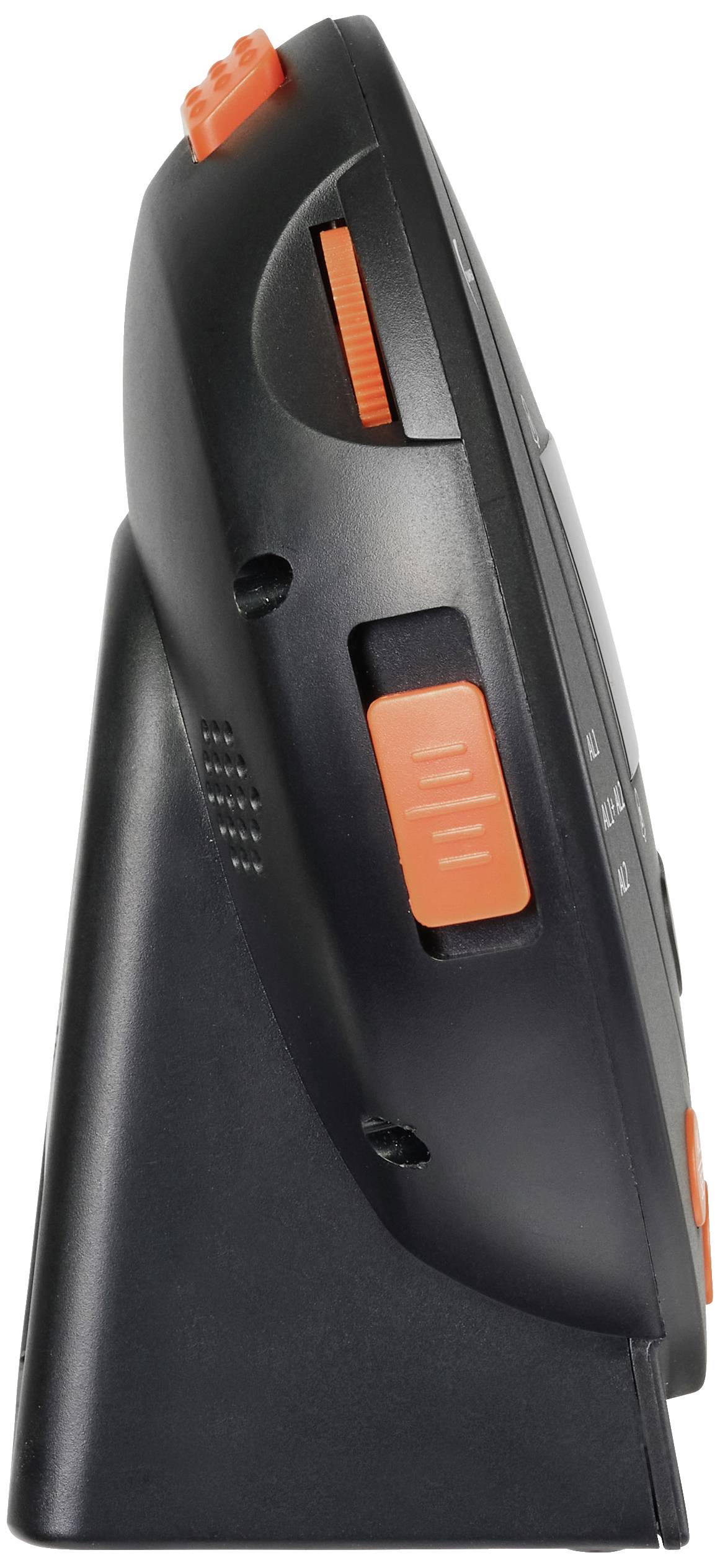 Sygonix SY-5266562 Elektronik Wecker Schwarz Fluoreszierend Zahlen 2 Timerzeiten