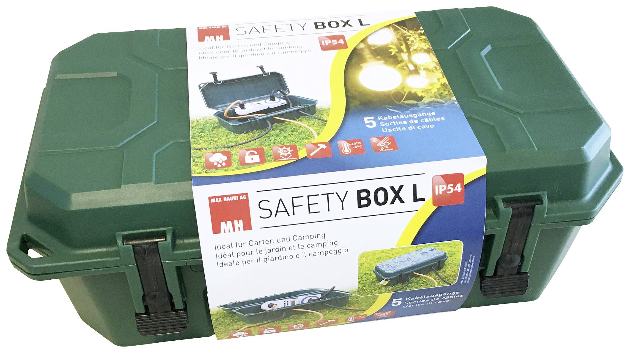 Max Hauri 165431 Steckerbox Grün