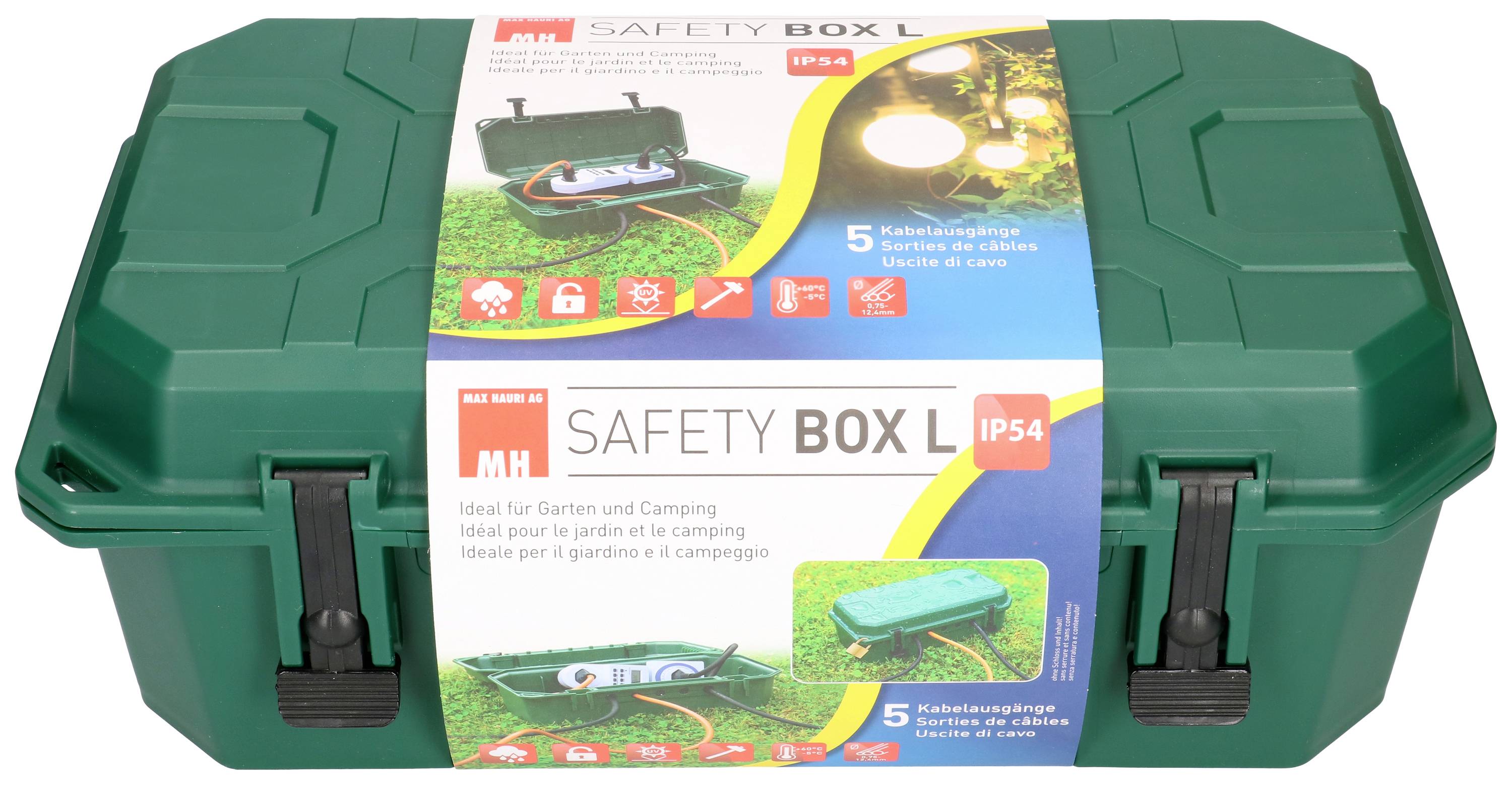 Max Hauri 165431 Steckerbox Grün