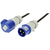 Max Hauri 165376 Strom Verlängerungskabel 16A Blau, Schwarz 25m H07RN-F 3G 1,5mm² UV-Beständig, Ölbeständig, Flexibe Max Hauri 165376 Strom Verlängerungskabel 16A Blau, Schwarz 25m H07RN-F 3G 1,5mm² UV-Beständig, Ölbeständig, Flexibe