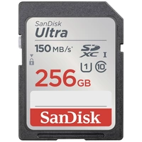 SanDisk SDXC Ultra 256GB (Class 10/UHS-I/150MB/s) SDXC-Karte 256GB UHS-Class 1 Wasserdicht, stoßsicher SanDisk SDXC Ultra 256GB (Class 10/UHS-I/150MB/s) SDXC-Karte 256GB UHS-Class 1 Wasserdicht, stoßsicher