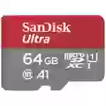 SanDisk microSDXC Ultra 64GB (A1/UHS-I/Cl.10/140MB/s) + Adapter "Mobile" microSDXC-Karte 64GB A1 Application Performance Class SanDisk microSDXC Ultra 64GB (A1/UHS-I/Cl.10/140MB/s) + Adapter "Mobile" microSDXC-Karte 64GB A1 Application Performance Class