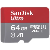 SanDisk microSDXC Ultra 64GB (A1/UHS-I/Cl.10/140MB/s) + Adapter "Mobile" microSDXC-Karte 64GB A1 Application Performance Class SanDisk microSDXC Ultra 64GB (A1/UHS-I/Cl.10/140MB/s) + Adapter "Mobile" microSDXC-Karte 64GB A1 Application Performance Class
