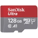 SanDisk microSDXC Ultra 128GB (A1/UHS-I/Cl.10/140MB/s) + Adapter "Mobile" microSDXC-Karte 128 GB A1 SanDisk microSDXC Ultra 128GB (A1/UHS-I/Cl.10/140MB/s) + Adapter "Mobile" microSDXC-Karte 128 GB A1