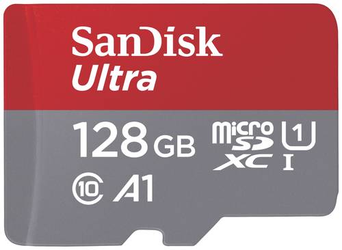 SanDisk microSDXC Ultra 128GB (A1 UHS I Cl.10 140MB s) Adapter microSDXC Karte 128GB A1 Applicatio  - Onlineshop Voelkner