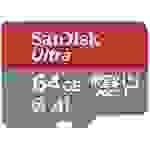 SanDisk microSDXC Ultra 64GB (140MB/s A1 Cl. 10 UHS-I) + Adapter "Tablet" microSDXC-Karte 64 GB A1