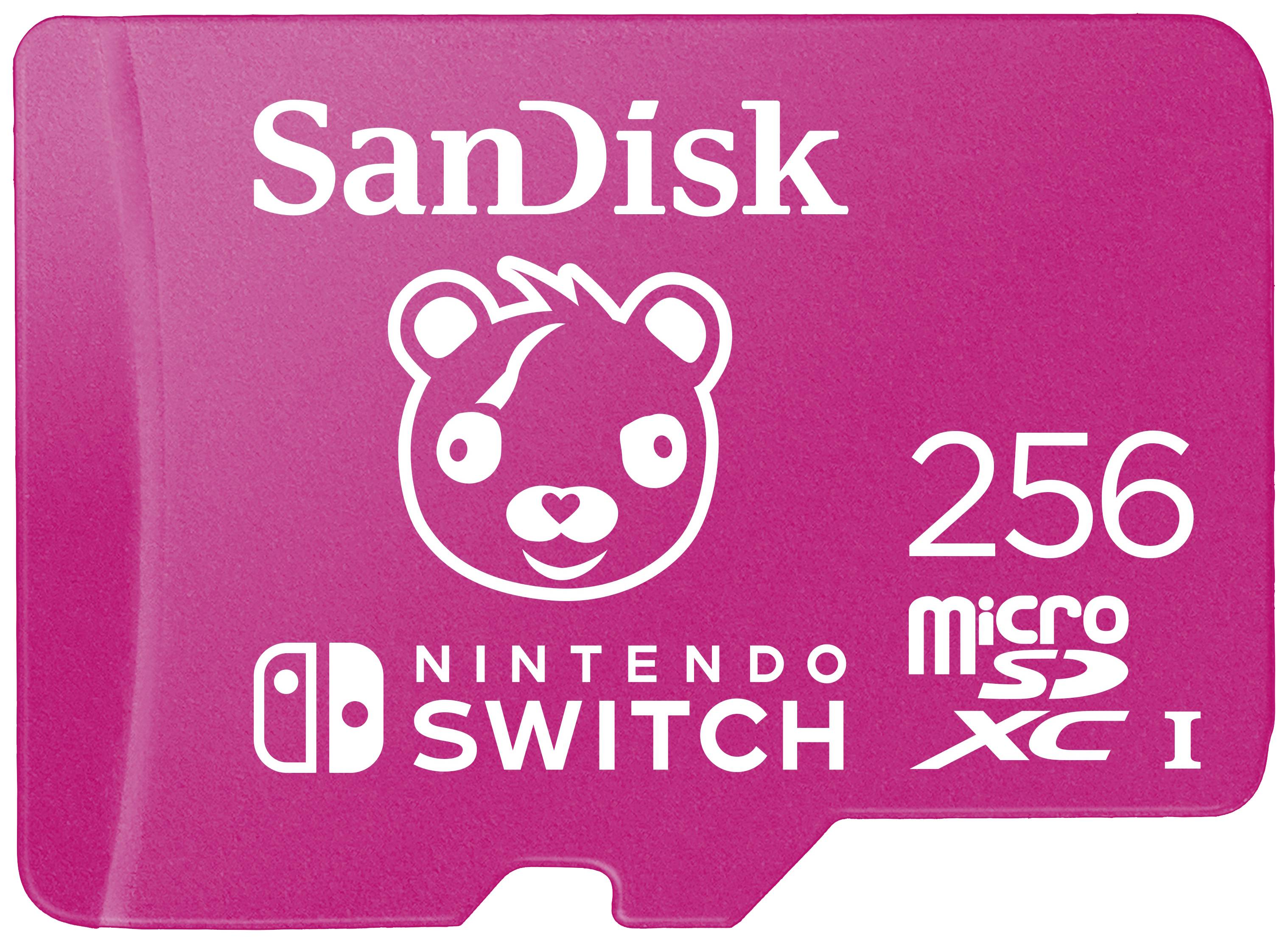 SanDisk microSDXC Extr 256GB (A1/V30/U3/C10/R100/W90) Fortnite, Cuddle Team Leader microSDXC-Karte 256 GB A1 Application Performance Class, v30