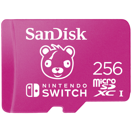 SanDisk microSDXC Extr 256GB (A1/V30/U3/C10/R100/W90) Fortnite, Cuddle Team Leader microSDXC-Karte