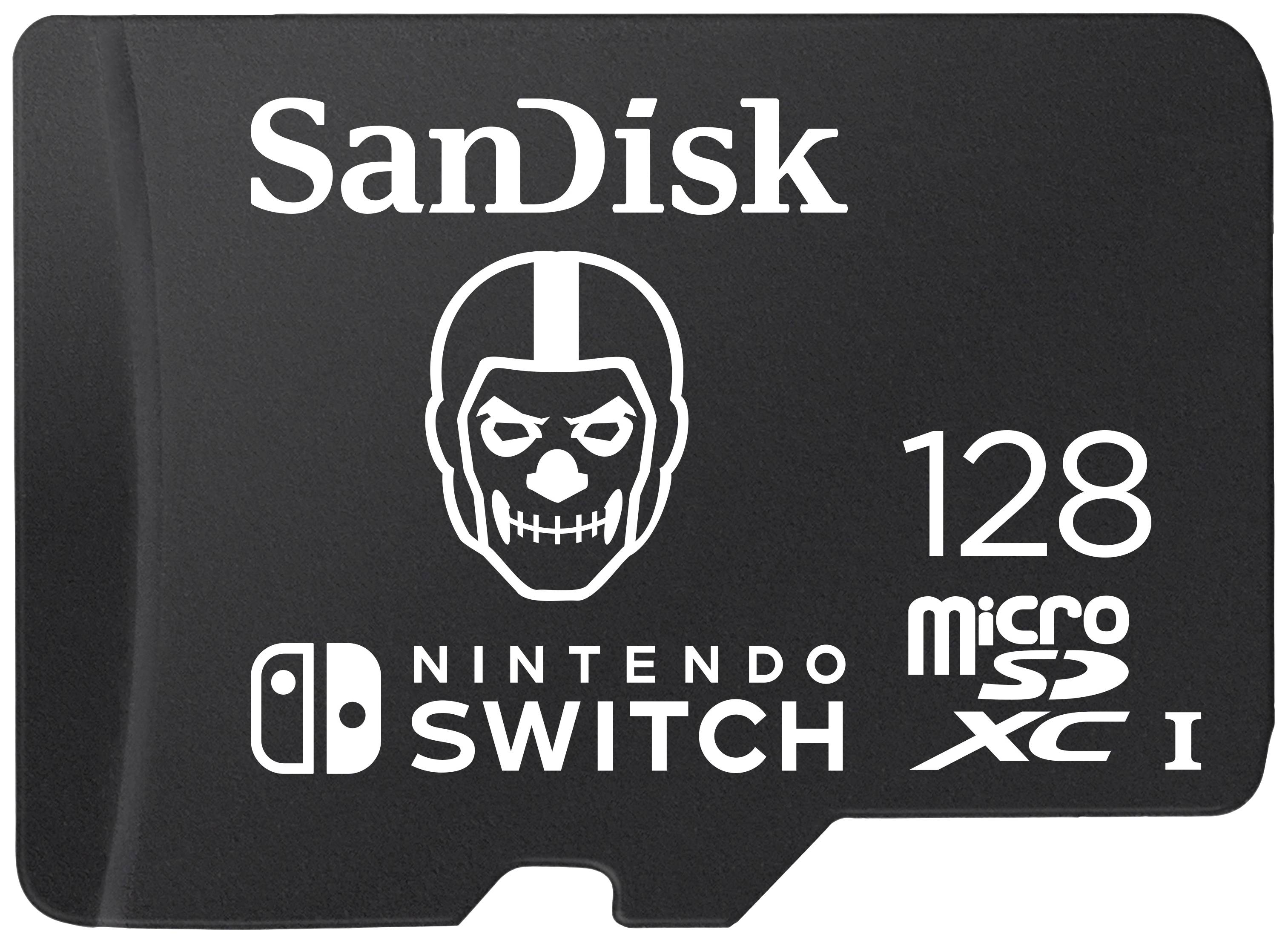 SanDisk microSDXC Extr 128GB (U3/UHS-I/CL.10/R100/W60) Fortnite, Skull Trooper microSDXC-Karte 128