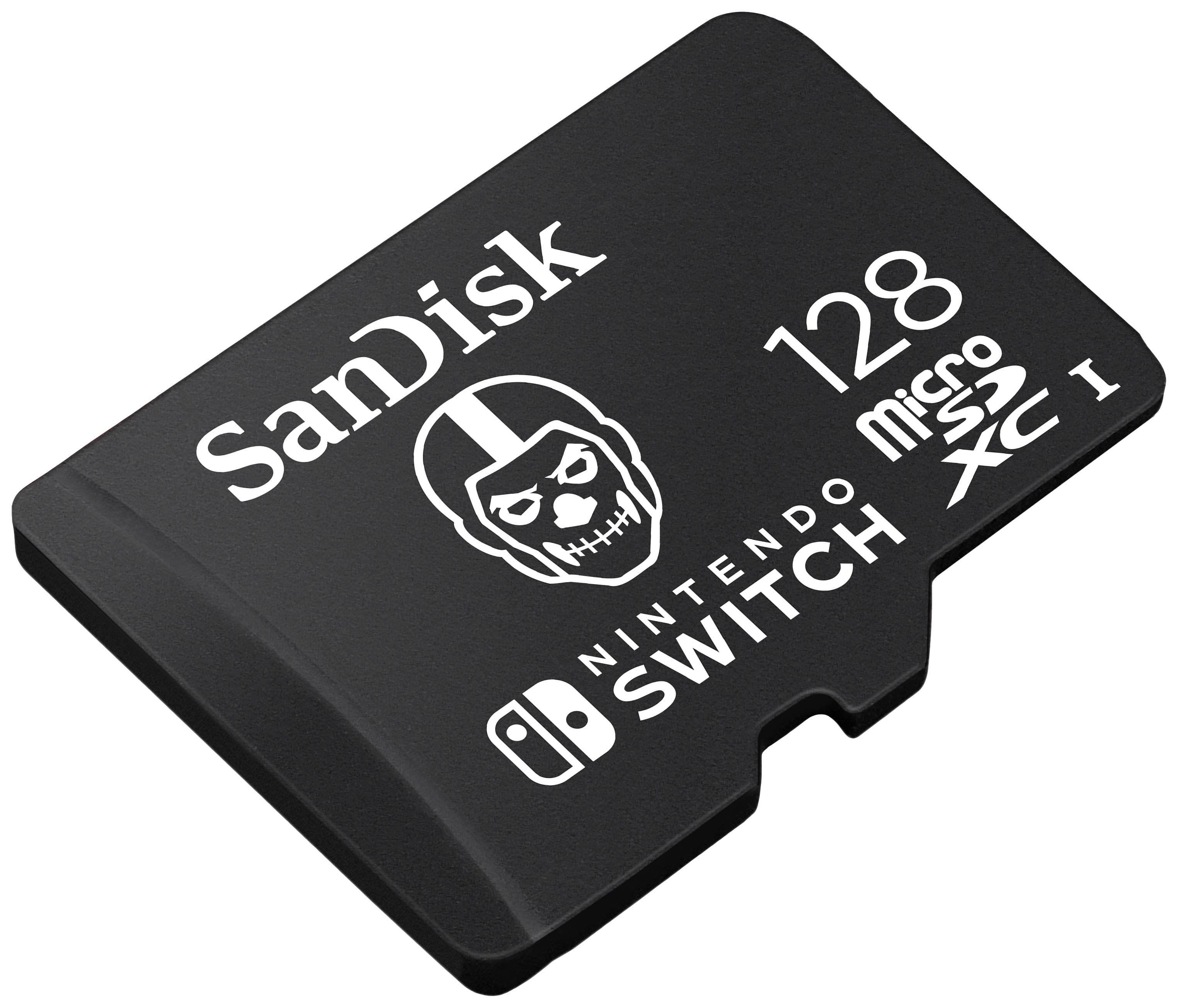 SanDisk microSDXC Extr 128GB (U3/UHS-I/CL.10/R100/W60) Fortnite, Skull Trooper microSDXC-Karte 128GB UHS-I