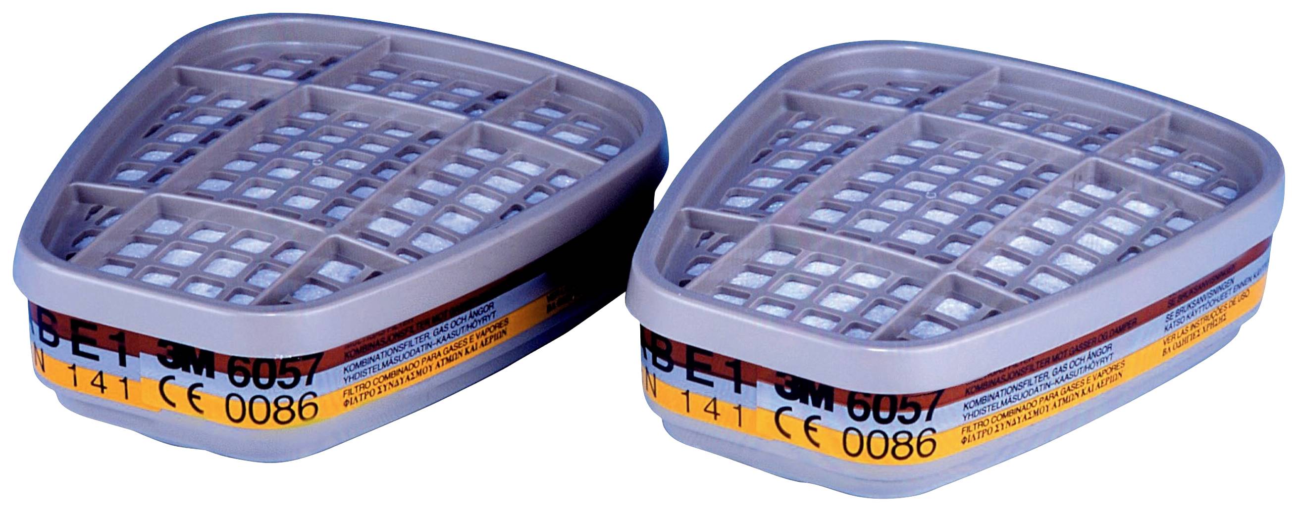 3M 6057 Gase-/Dämpfefilter ABE1 Gasfilter 8 St. EN 143 DIN 143