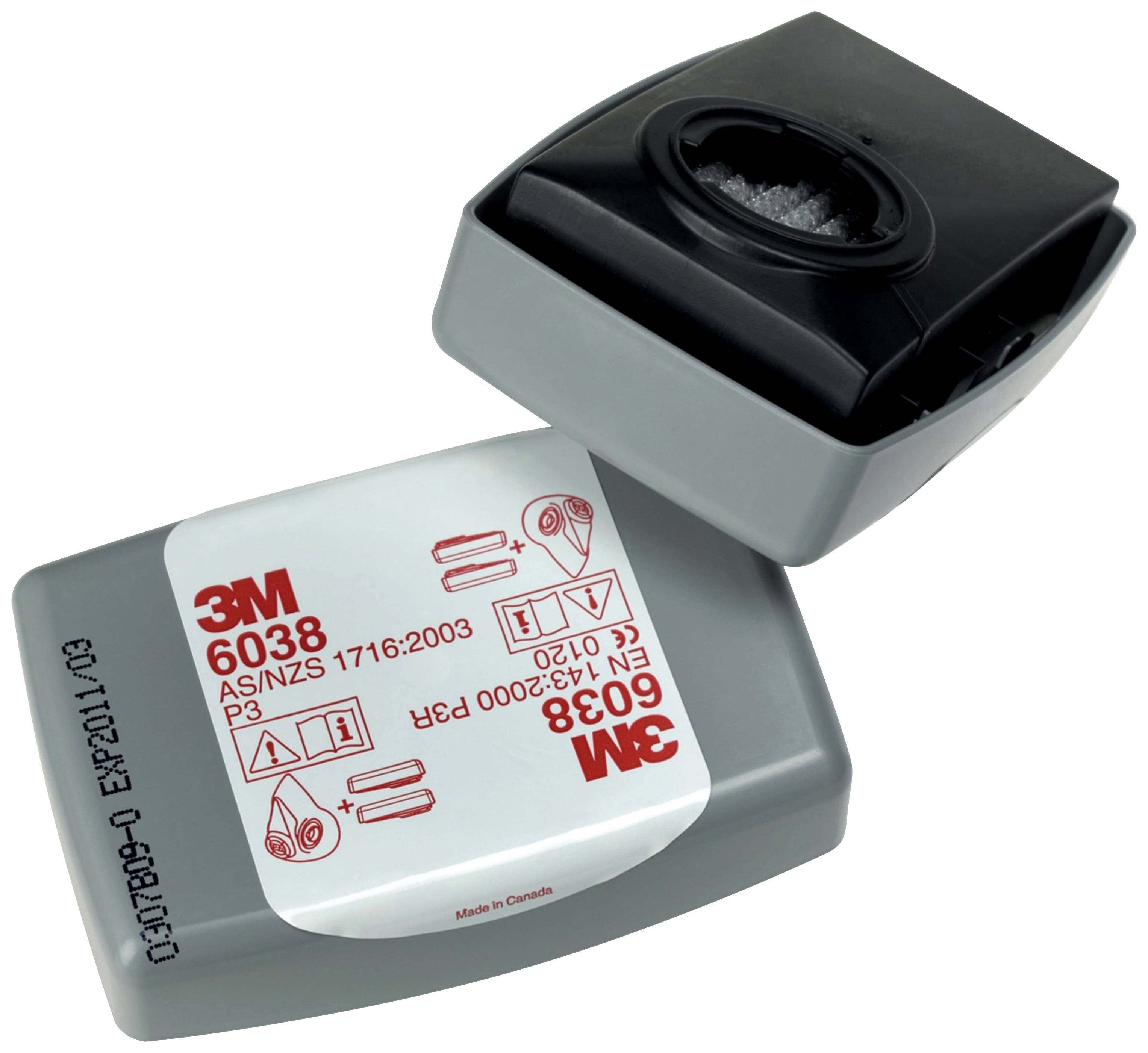 3M 6038 mit Aktivkohle, P3R Partikelfilter 20 St. EN 143 DIN 143