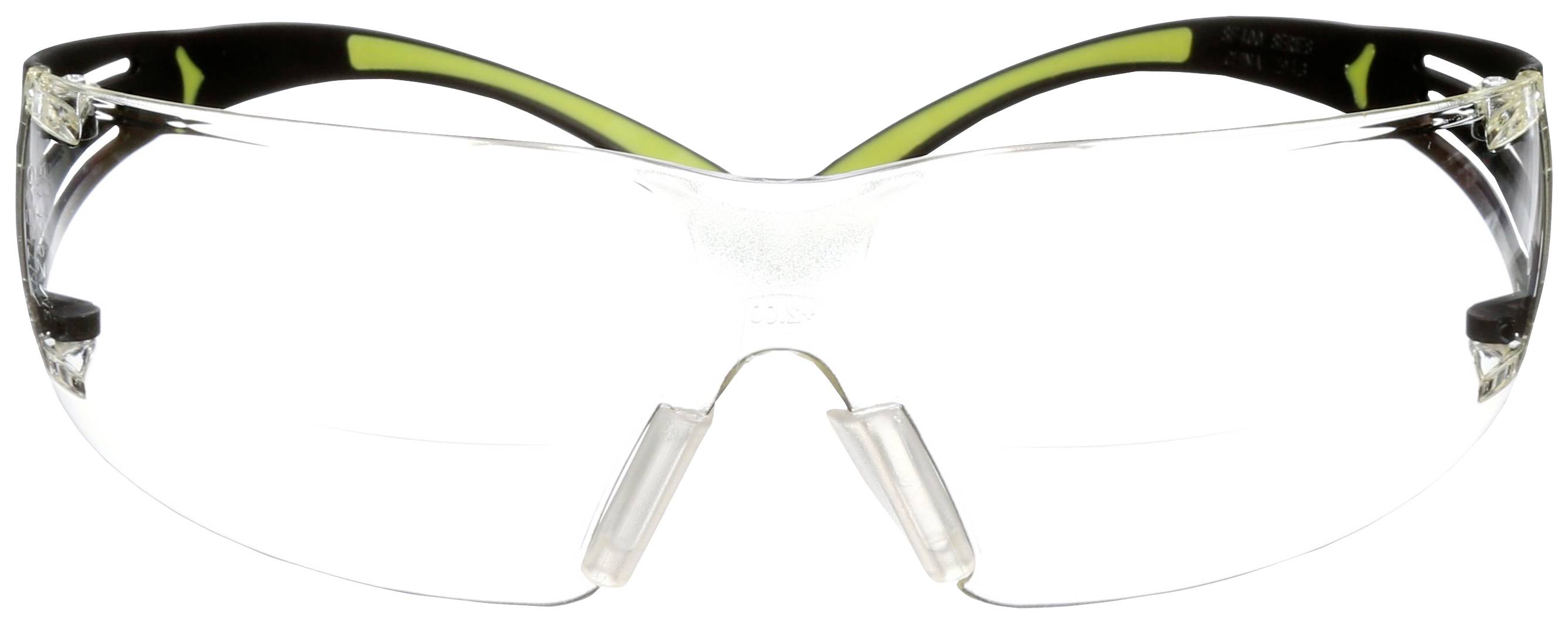 3M SecureFit SF420AF Schutzbrille mit Antibeschlag-Schutz, mit Antikratz-Schutz Grün, Schwarz EN 166 DIN 166