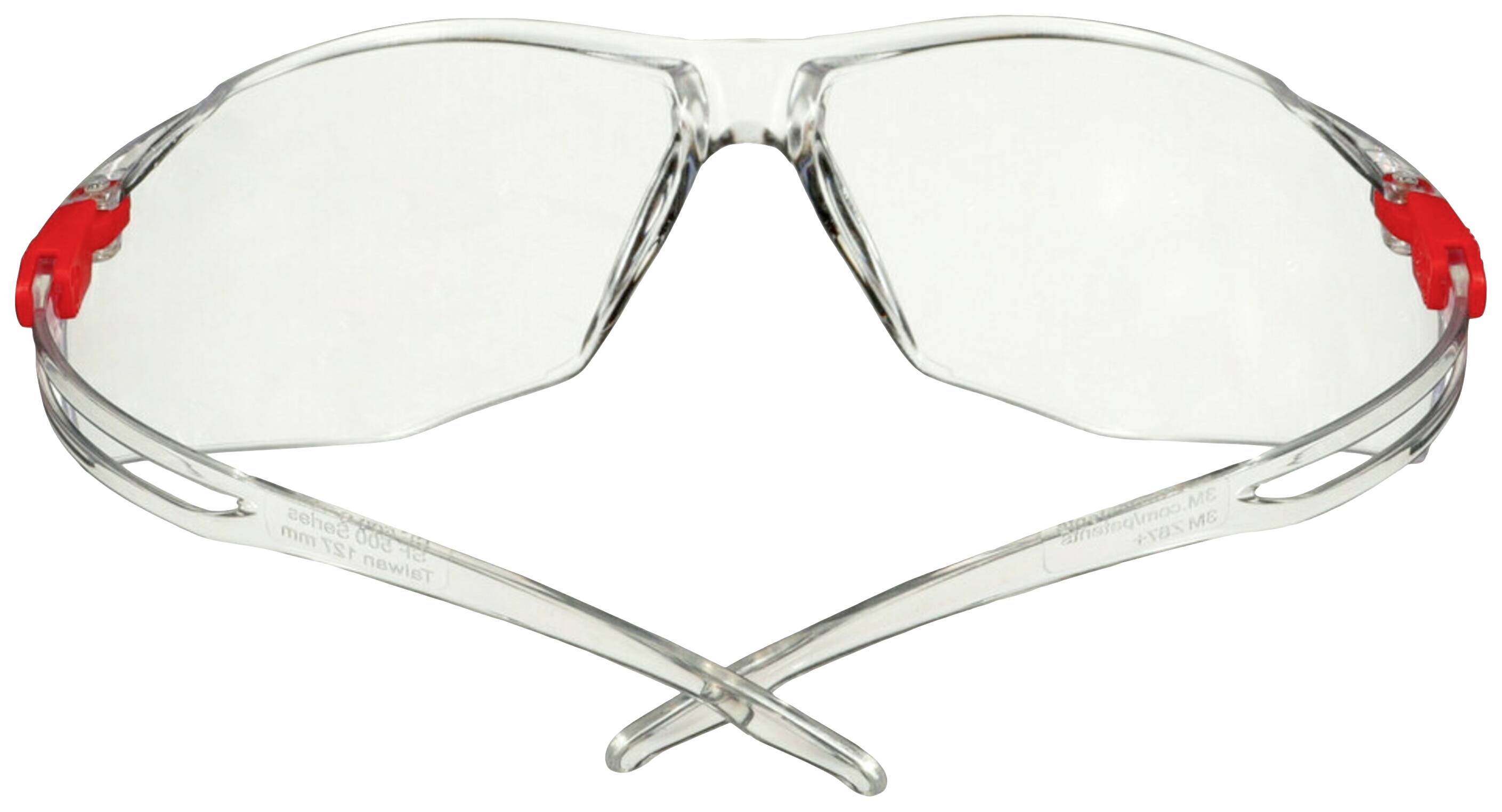 3M SecureFit SF501SGAF-RED Schutzbrille mit Antibeschlag-Schutz Transparent, Orange