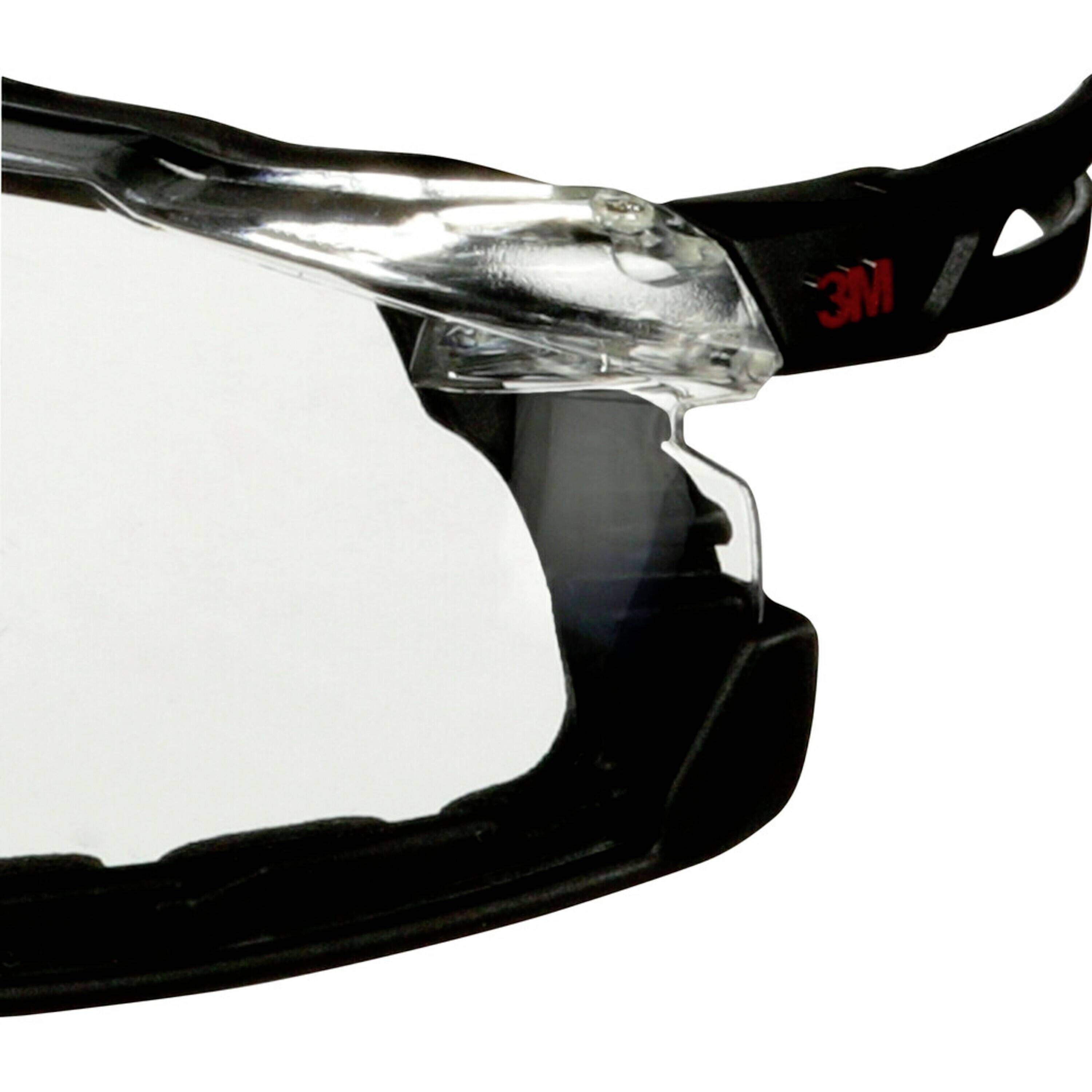 3M SecureFit SF501SGAF-BLK-FM Schutzbrille mit Antibeschlag-Schutz Schwarz