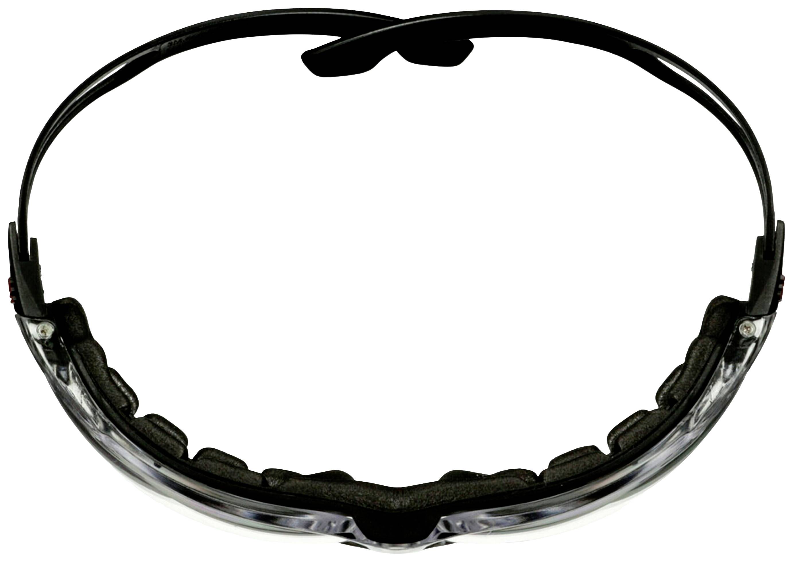 3M SecureFit SF501SGAF-BLK-FM Schutzbrille mit Antibeschlag-Schutz Schwarz
