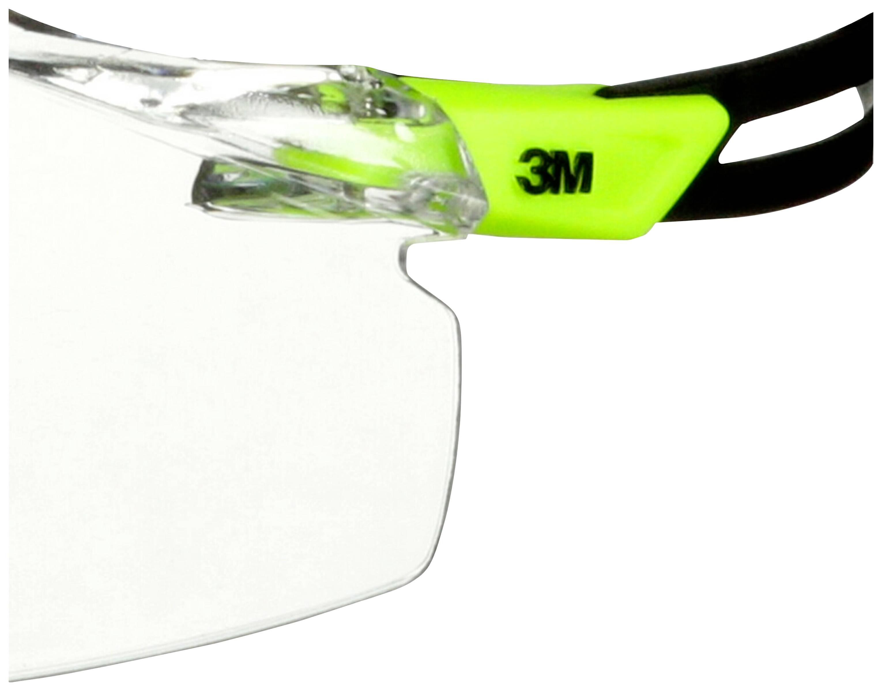3M SecureFit SF501SGAF-GRN Schutzbrille mit Antibeschlag-Schutz Grün