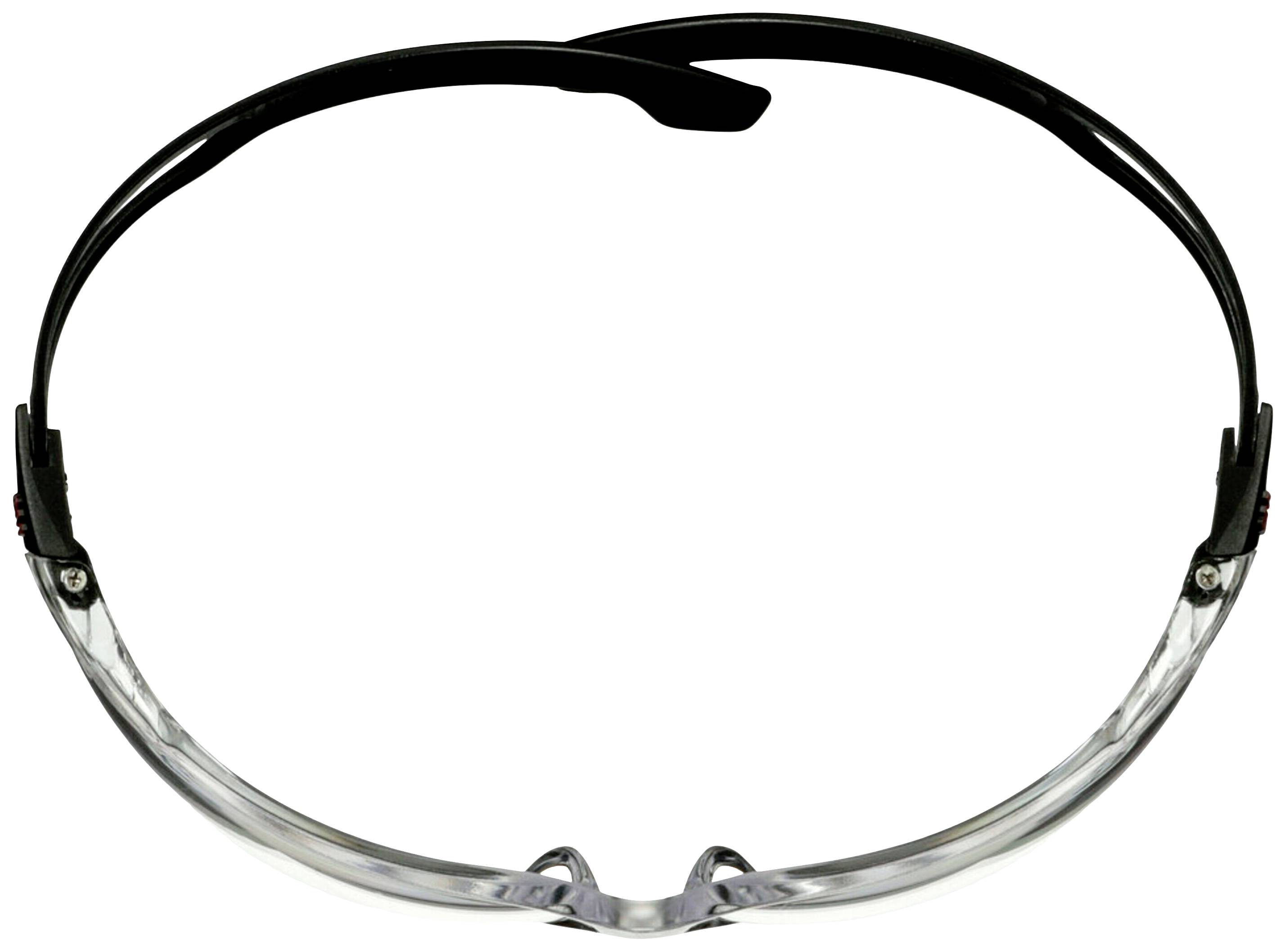 3M SecureFit SF501ASP-BLK Schutzbrille mit Antikratz-Schutz Schwarz