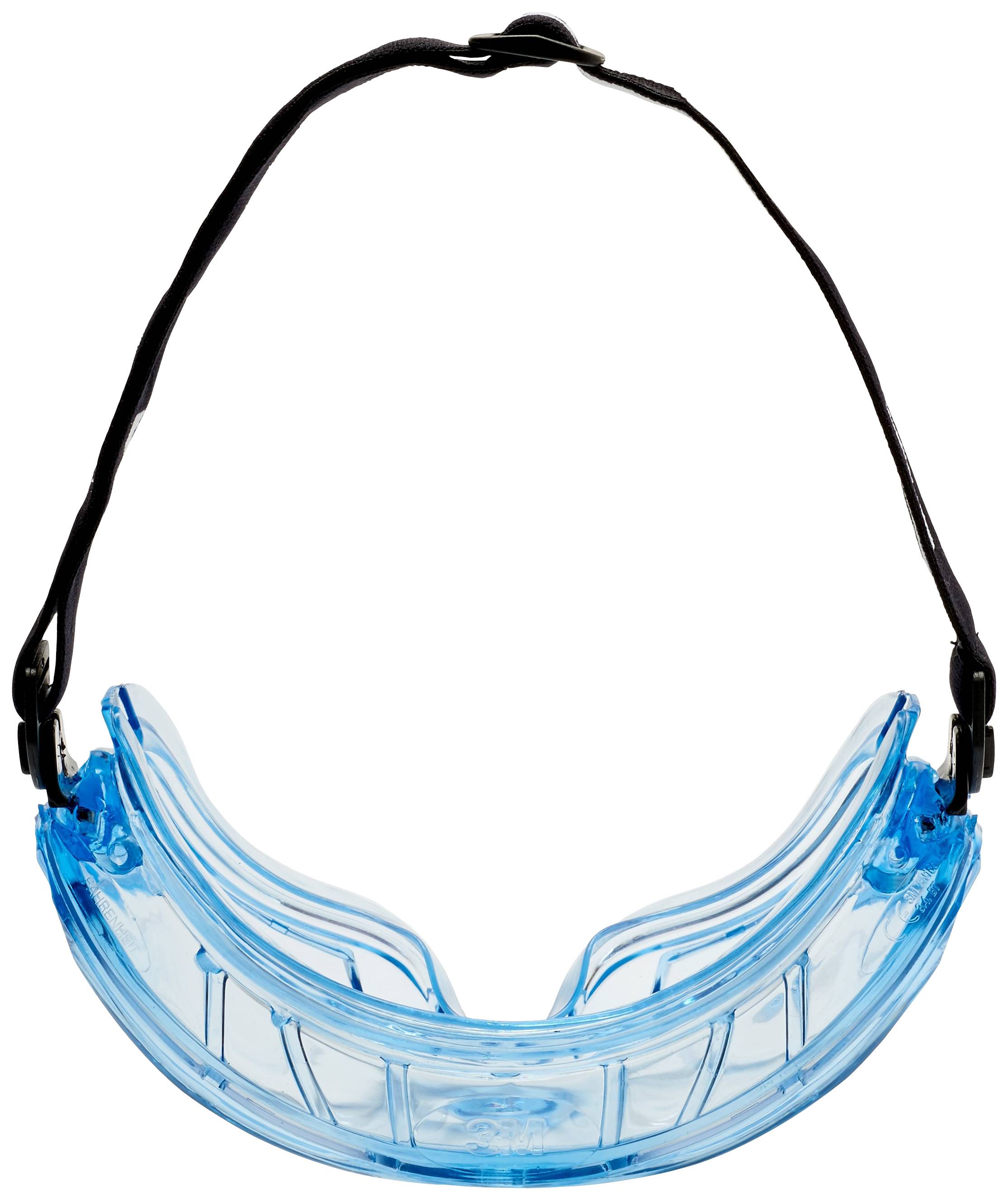 3M Fahrenheit FHEIT Vollsichtbrille mit Antikratz-Schutz Blau, Schwarz EN 166 DIN 166