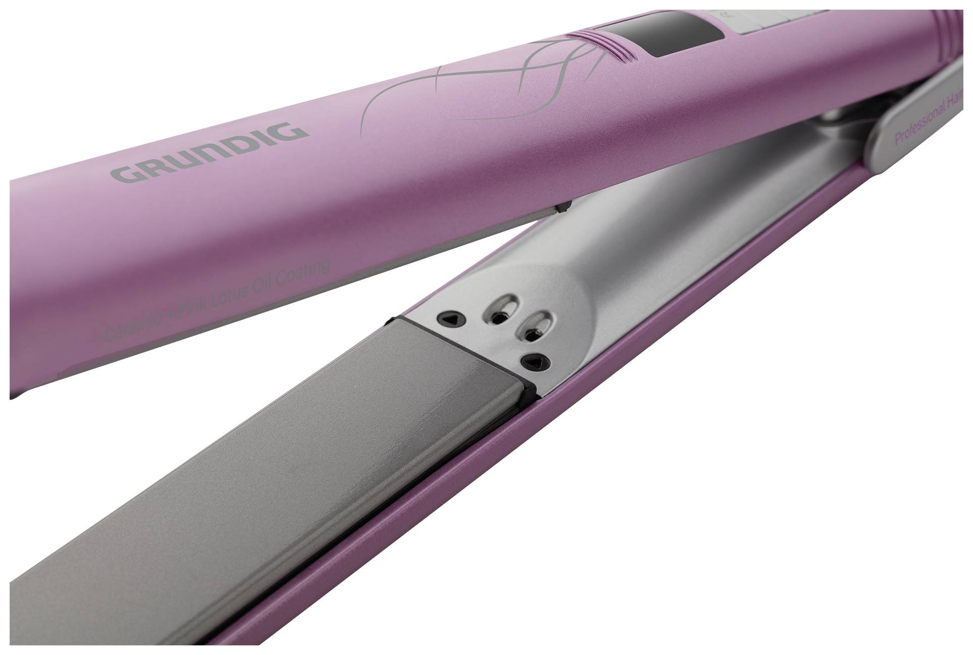 Grundig HS 7130 Glätteisen Rose, Silber