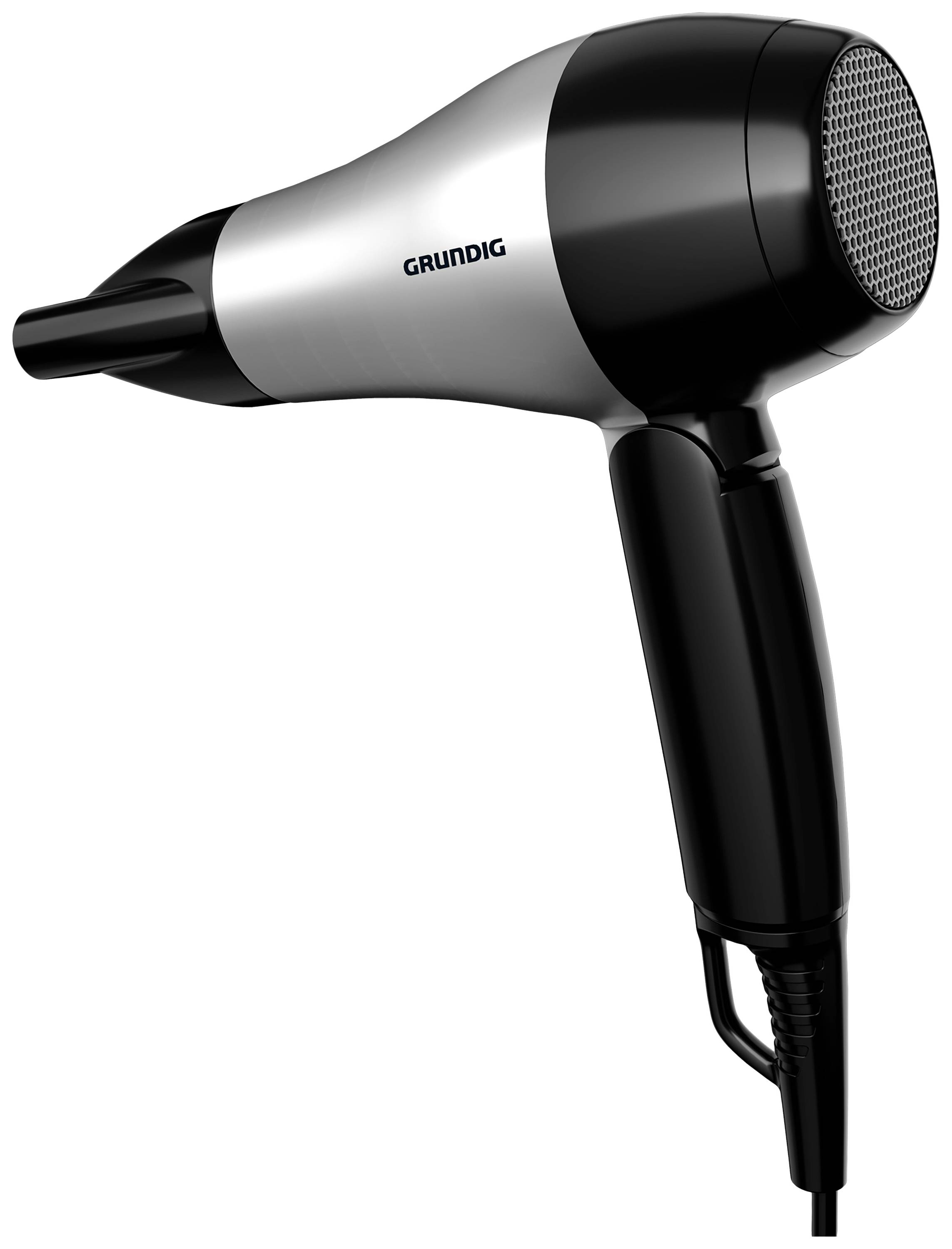 Grundig HD 2200 Reisehaartrockner Silber-Schwarz