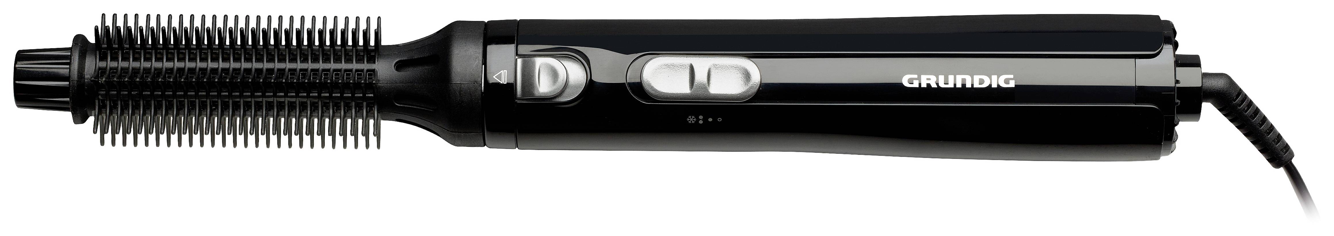 Grundig HS 3020 Warmluftbürste Schwarz/Silber mit Lockenfunktion