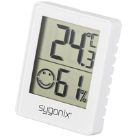 Sygonix Thermo-/Hygrometer Weiß SY-5267052 Sygonix Thermo-/Hygrometer Weiß SY-5267052