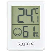 Sygonix Thermo-/Hygrometer Weiß SY-5267052 Sygonix Thermo-/Hygrometer Weiß SY-5267052