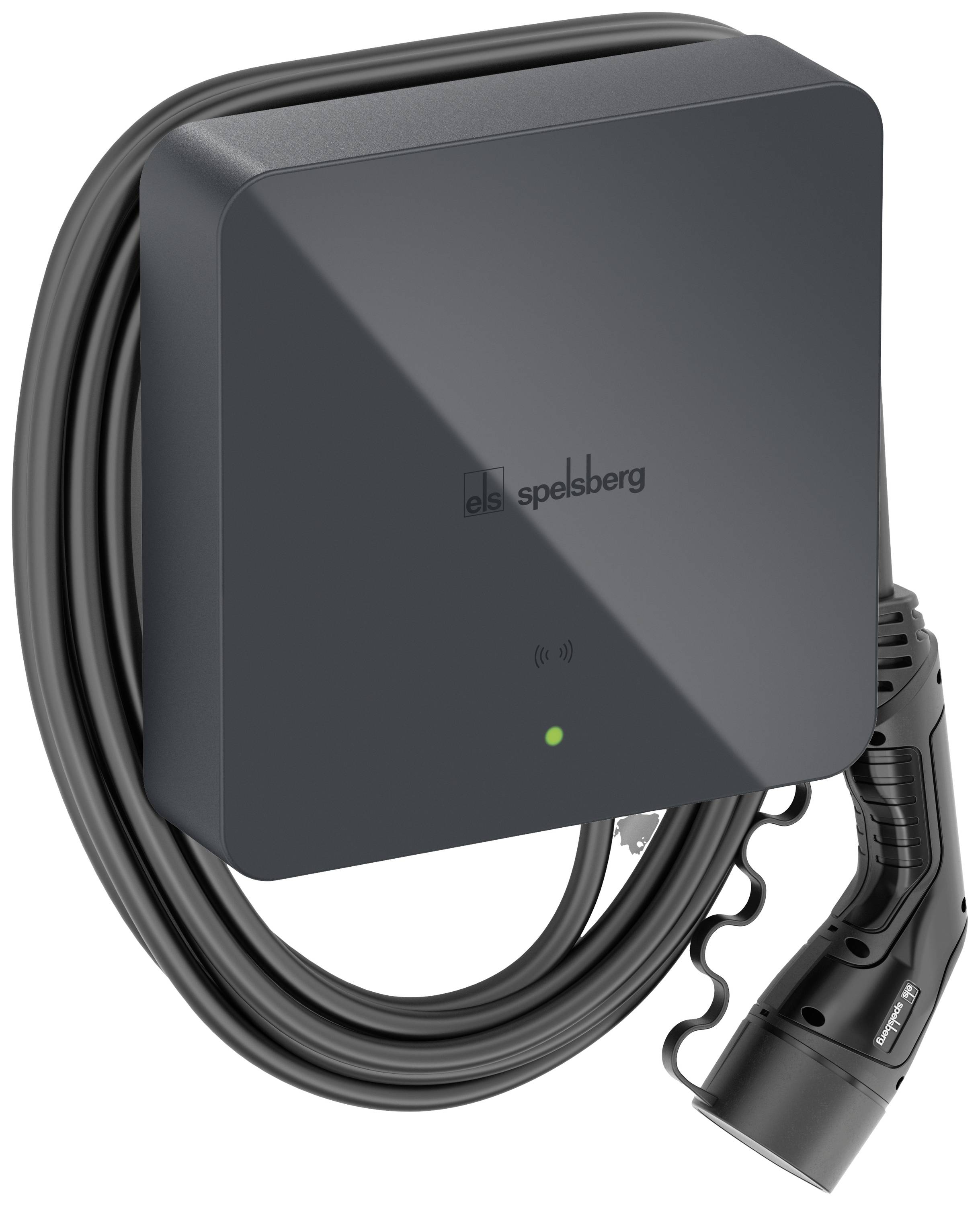 Spelsberg Wallbox Smart Pro Graphite 7m Wallbox Typ 2 Mode 3 16A Anzahl Anschlüsse 1 11kW RFID