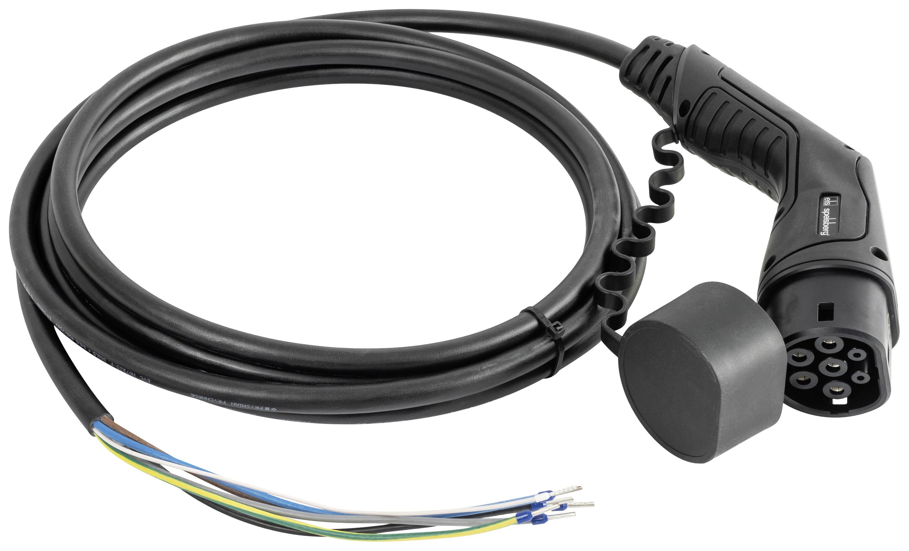 Spelsberg 59180901 eMobility Ladekabel 7 m mit Schutzkappe
