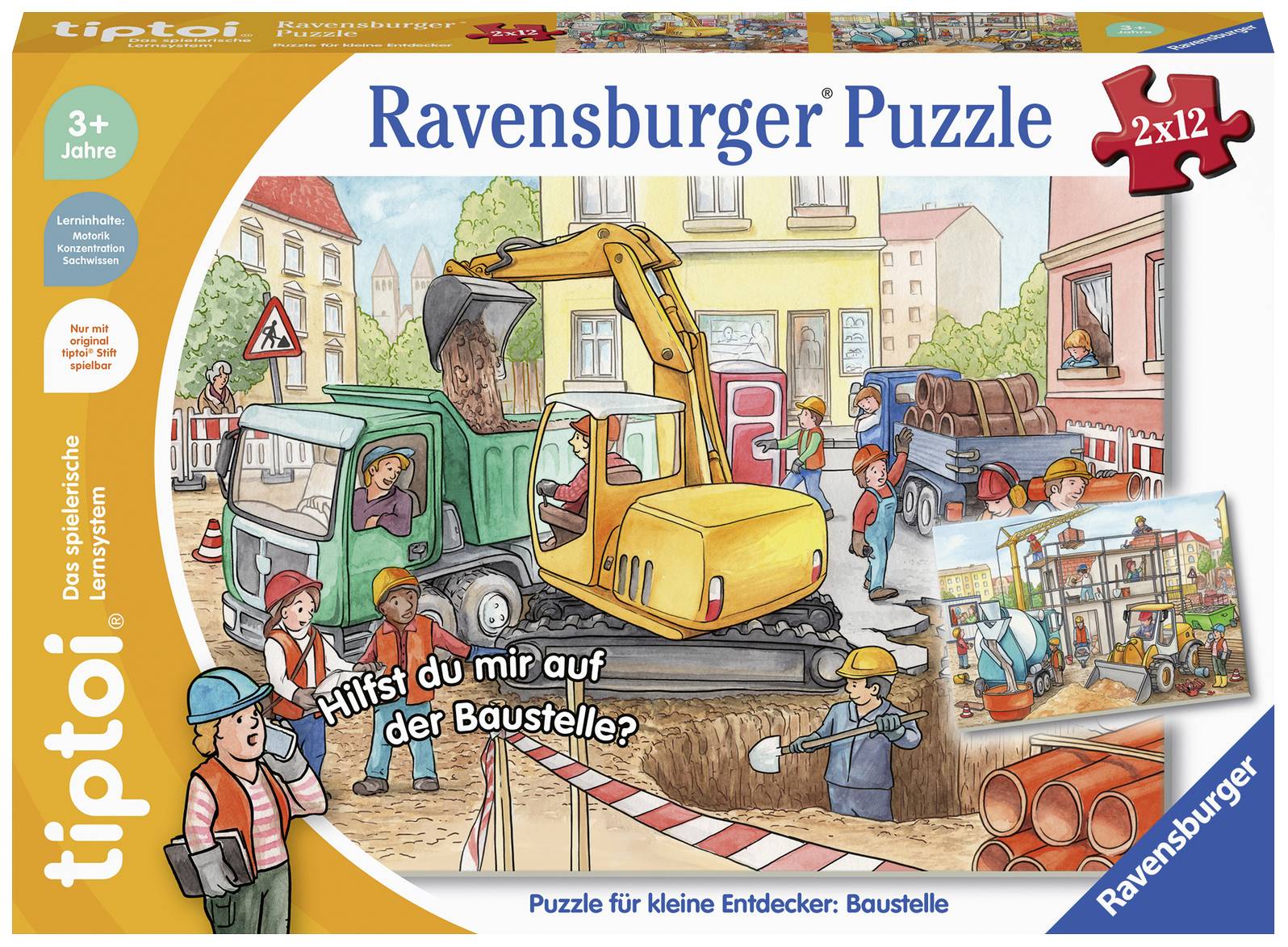 tiptoi® Puzzle für kleine Entdecker: Baustelle 00137 1 St.