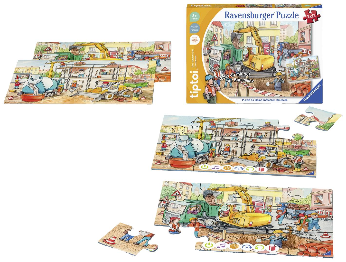 tiptoi® Puzzle für kleine Entdecker: Baustelle 00137 1 St.