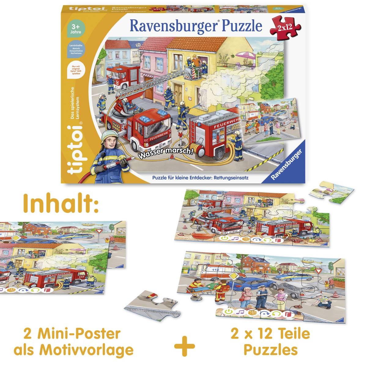 tiptoi® Puzzle für kleine Entdecker: Rettungseinsatz 00133 1 St.