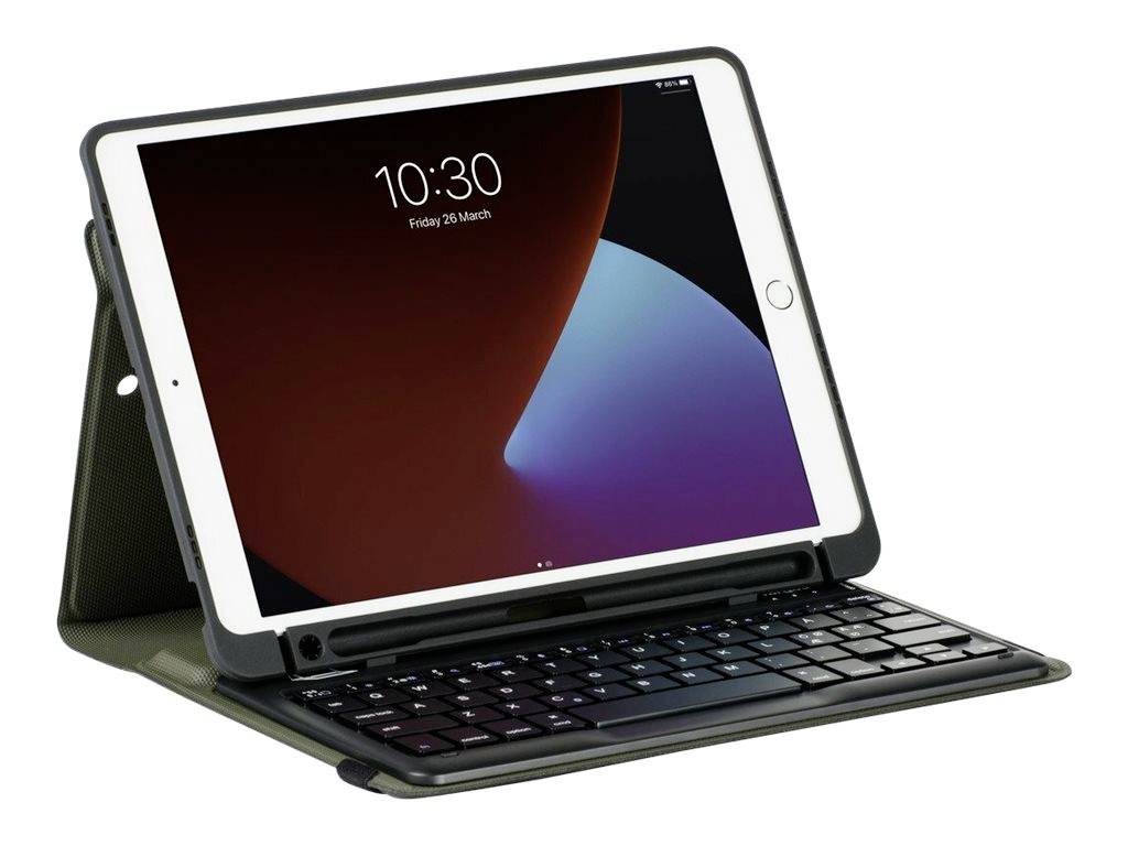 Targus Pro-Tek Education Tablet-Tastatur mit Hülle Passend für Marke (Tablet): Apple iPad 10.2 (2021), iPad 10.2 (2020), iPad 10.2 (2019) Apple iOS