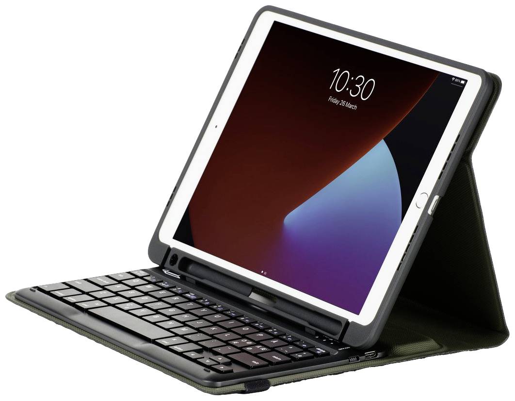 Targus Pro-Tek Education Tablet-Tastatur mit Hülle Passend für Marke (Tablet): Apple iPad 10.2 (2021), iPad 10.2 (2020), iPad 10.2 (2019) Apple iOS