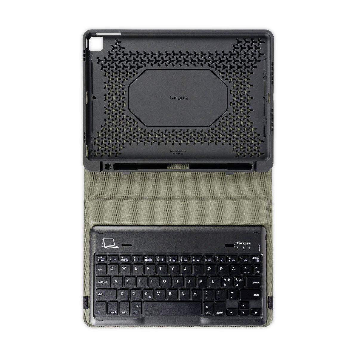 Targus Pro-Tek Education Tablet-Tastatur mit Hülle Passend für Marke (Tablet): Apple iPad 10.2 (2021), iPad 10.2 (2020), iPad 10.2 (2019) Apple iOS