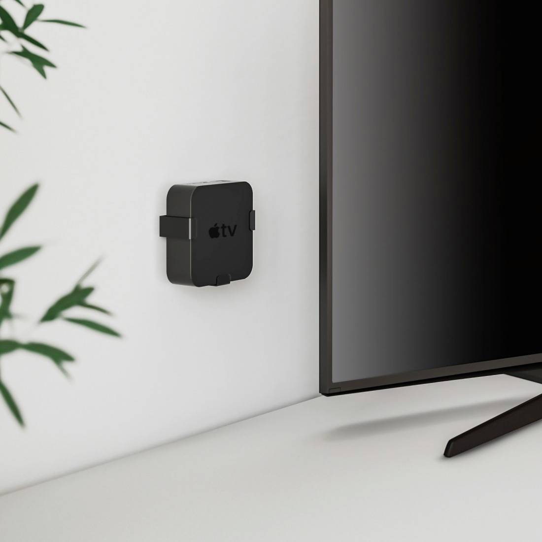 Hama Magnetische Halterung für Apple TV HD (4. Gen.)/Apple TV 4K (1./2. Gen.) Montagezubehör