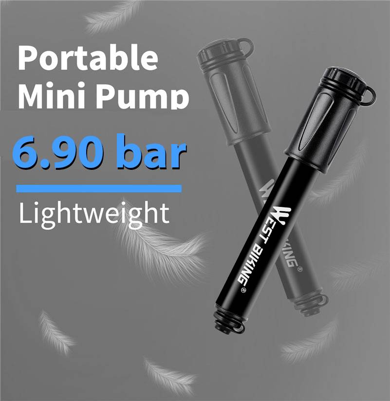 WBP Alu-Minipumpe Schwarz