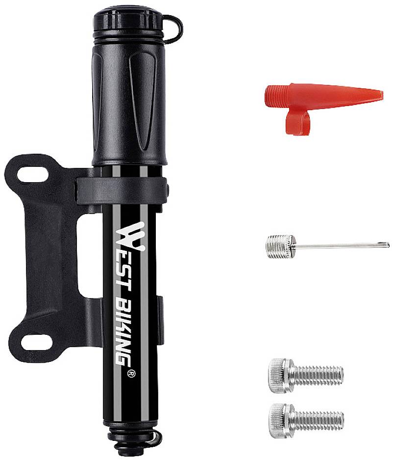 WBP Alu-Minipumpe Schwarz
