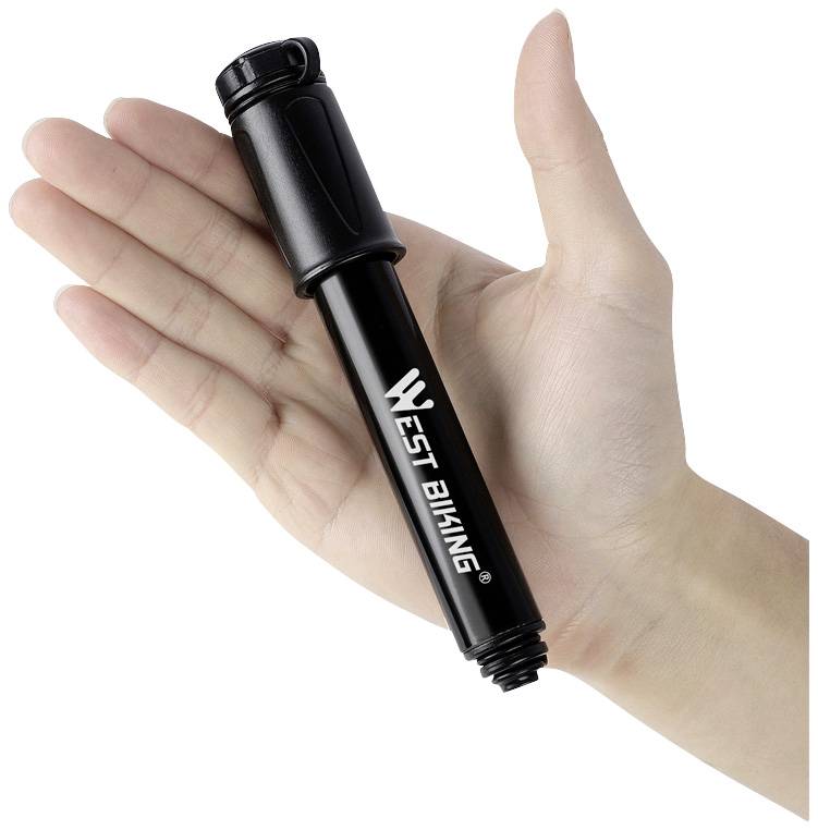 WBP Alu-Minipumpe Schwarz
