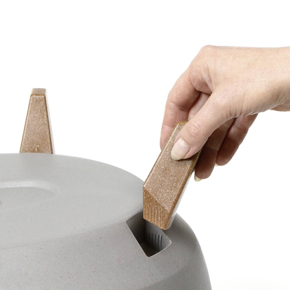 Siena Garden LA922-27 M82587Pflanzgefäß Kunststoff Grau