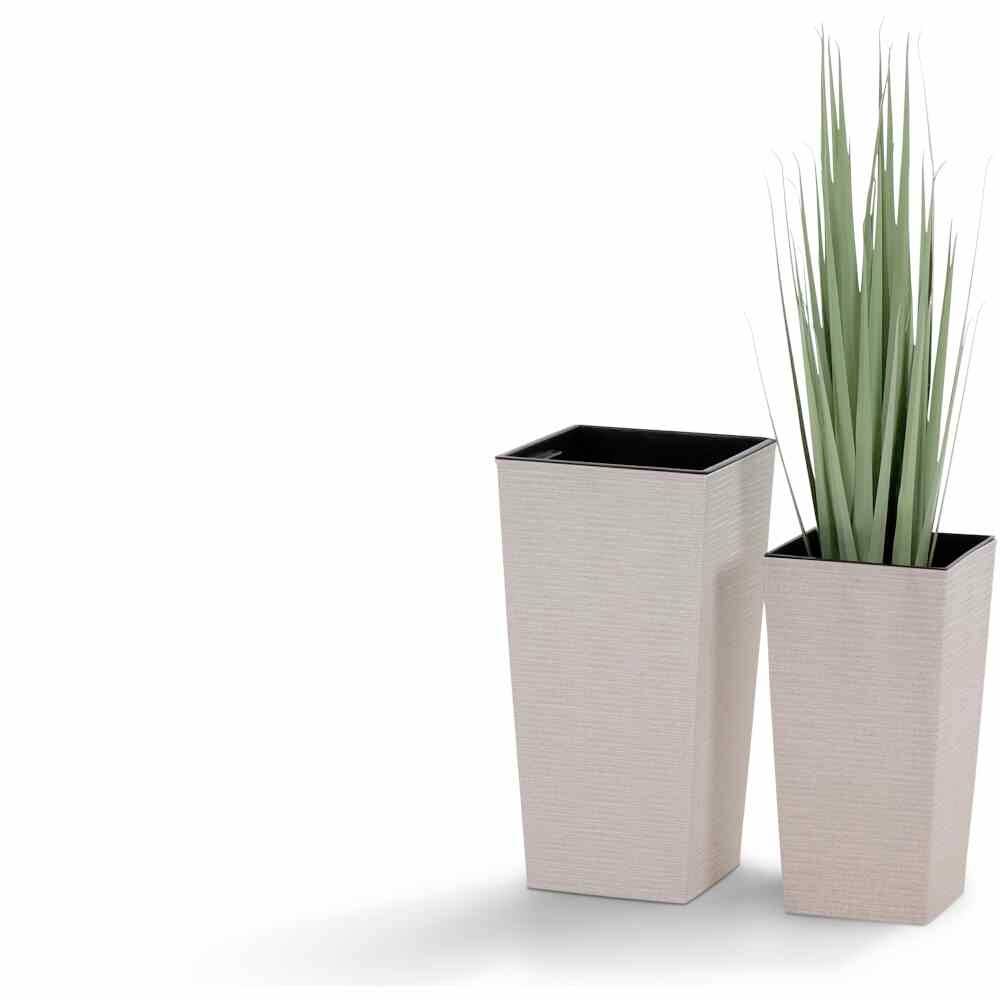 Siena Garden 832_05 83205Pflanzgefäß Kunststoff Weiß