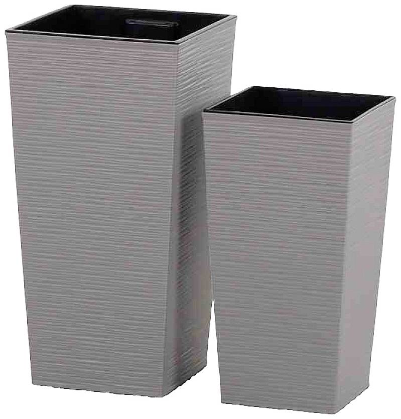 Siena Garden 832_27 83227Pflanzgefäß Kunststoff Grau